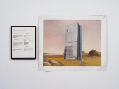 Clement Valla Zhongbo Adds a Skyscraper to J.F. Kensett’s Almy’s Pond