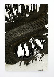 Clement Valla, Flat Tire, throw 2, 2017