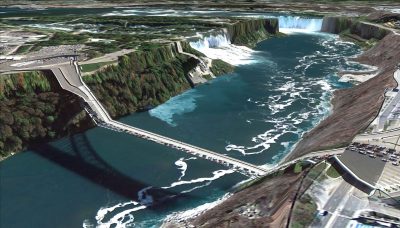 Clement Valla, Postcard from Google Earth (43°5’22.07″N, 79° 4’5.97″W)