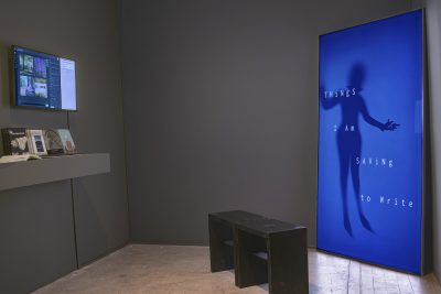 Code Chronicles curated by Aleksandra Artamonovskaja Installation view bitforms gallery NY March 3 - April 15, 2023