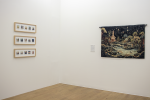 Installation View of wall text for Alexander Reben "Delusions of a Time-Traveling Cactus"