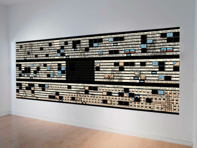 From Babel scroll “Earth Was by Beryl Korot, 2006-2011