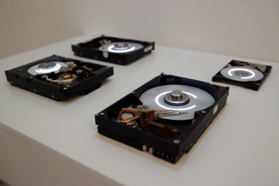 HDD by Daniel Canogar, 2014