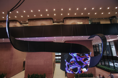 Waves by Daniel Canogar, 2012