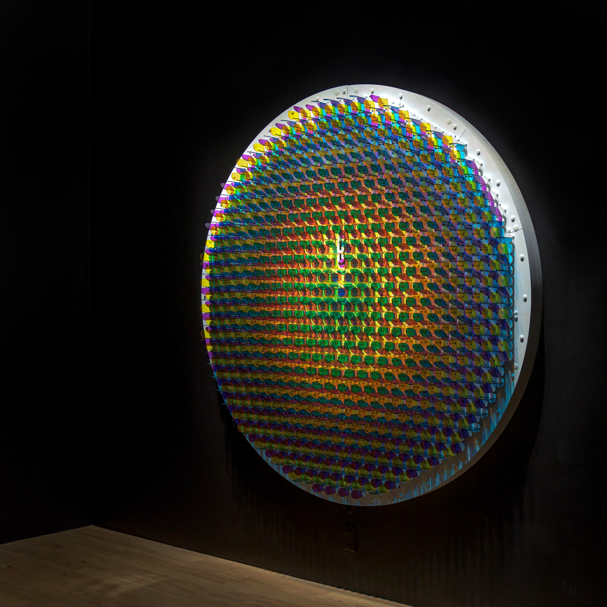 CMY Shadows Mirror No. 1 by Daniel Rozin - bitforms gallery