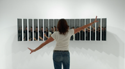 Self-Centered Mirror by Daniel Rozin, 2003