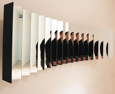 Self-Centered Mirror by Daniel Rozin, 2003
