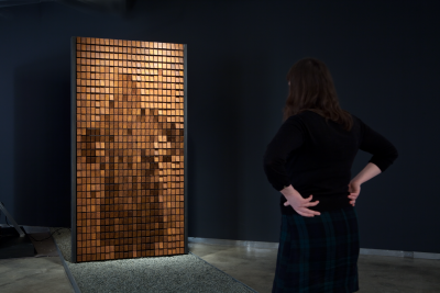 Rust Mirror by Daniel Rozin, 2010