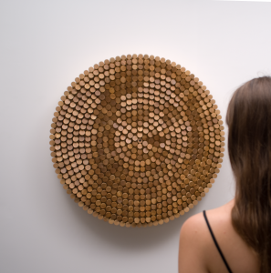 Peg Mirror by Daniel Rozin, 2007