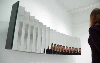 Self-Centered Mirror by Daniel Rozin, 2003