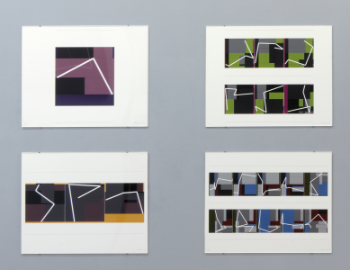 P1650_B by Manfred Mohr, 2014