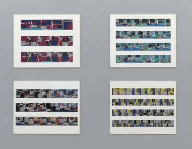 P1650_B by Manfred Mohr, 2014