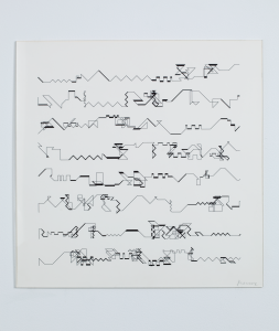 Band Structures P-021-U by Manfred Mohr, undefined
