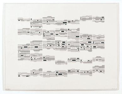 P-133b by Manfred Mohr, 1972